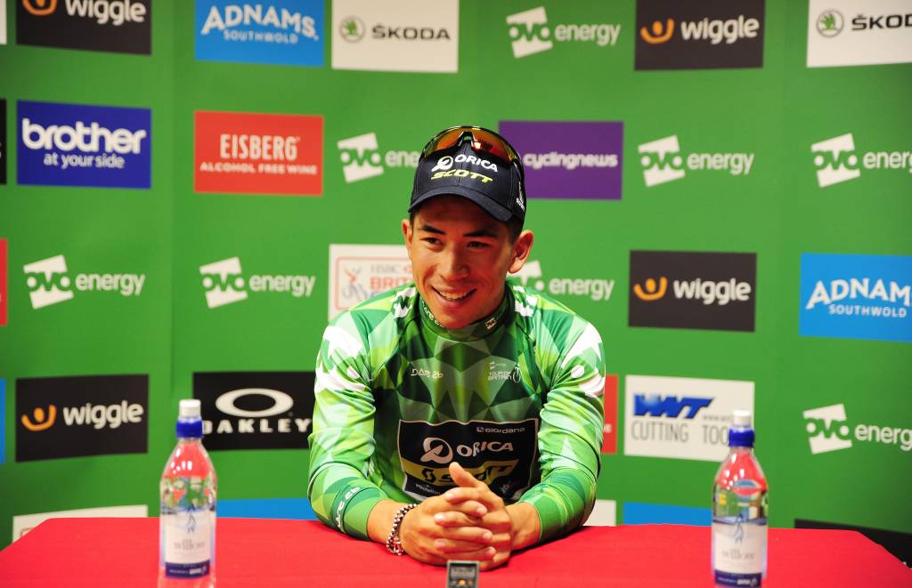 Caleb Ewan OVO Green Jersey Kelso Press Conference Media