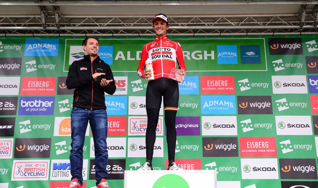 James Shaw Lotto Soudal Podium Aldeburgh Stage 6 Combativity Award
