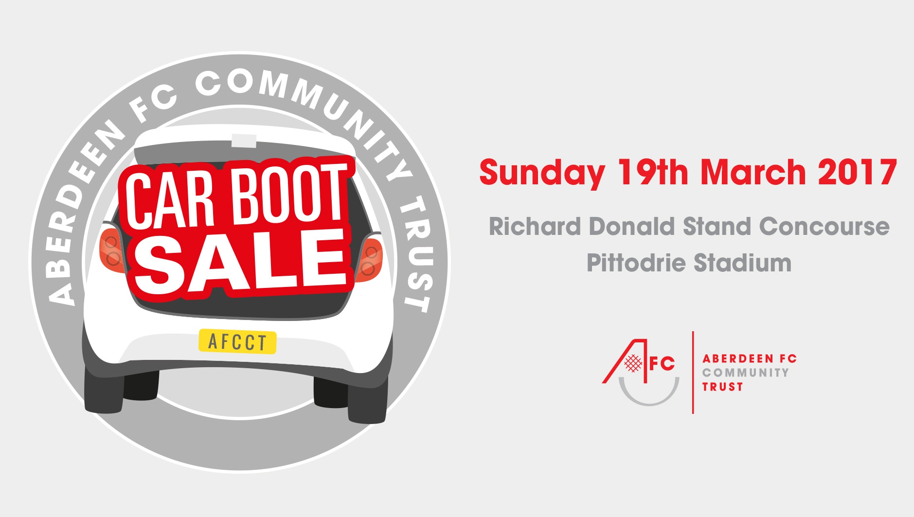 Aberdeen FC AFCCT Car Boot Sale!