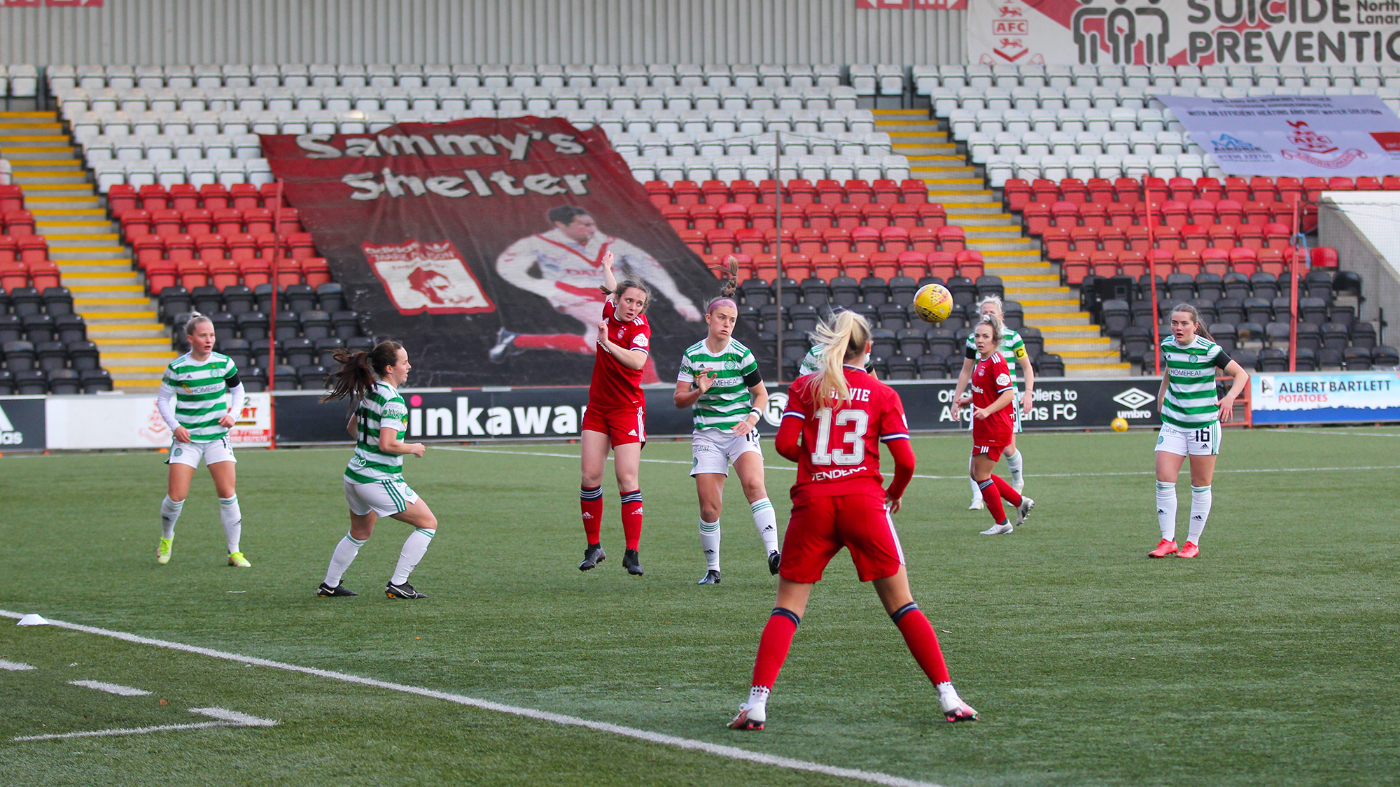 Dons Put In Battling Display But Lose Out Late on to Celtic Dons Put In Battling Display But Lose Out Late on to Celtic