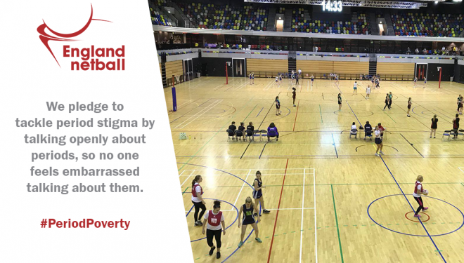 England Netball takes Girlguiding's Period Poverty pledge