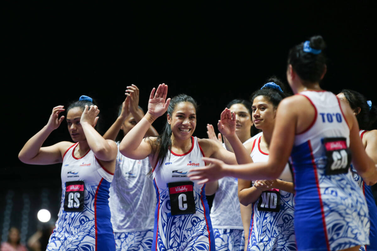 Picture by Isabel Pearce/SWpix.com - 19/07/2019 - Netball - Vitality Netball World Cup 2019 - Samoa v Fiji - M&S Bank Arena, Liverpool, England.