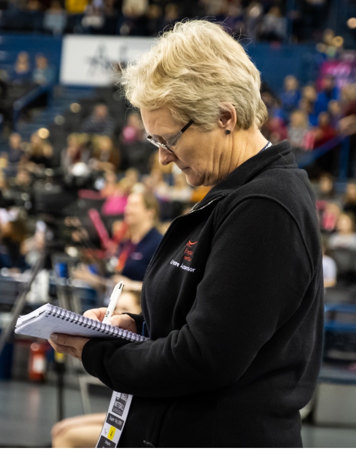 Netball umpire tutor.