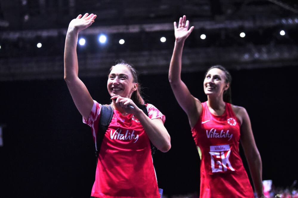 LIVERPOOL, ENGLAND - JULY 18: Jade Clarke of England walks of the pitch after beating South Afria during the preliminaries stage two schedule match between England and South Africa at M&S Bank Arena on July 18, 2019 in Liverpool, England. (Photo by Nathan Stirk/Getty Images) LIVERPOOL, ENGLAND - JULY 18: Jade Clarke of England walks of the pitch after beating South Afria during the preliminaries stage two schedule match between England and South Africa at M&S Bank Arena on July 18, 2019 in Liverpool, England. (Photo by Nathan Stirk/Getty Images)