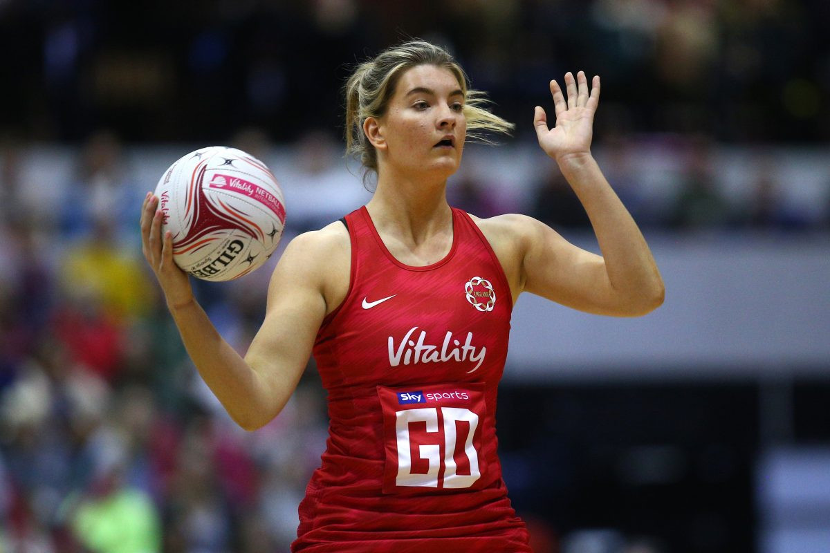 Fran Williams of the Vitality Roses and Wasps Netball.