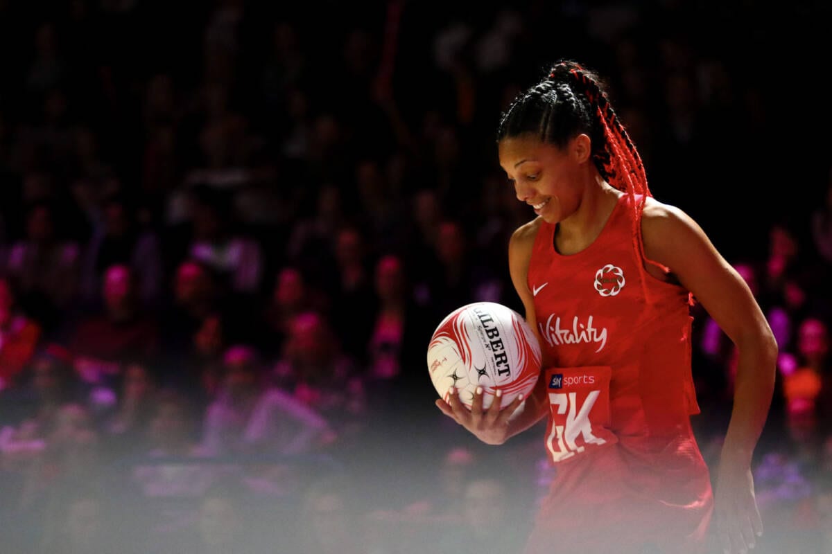 Stacey Francis of the Vitality Roses and West Coast Fever.