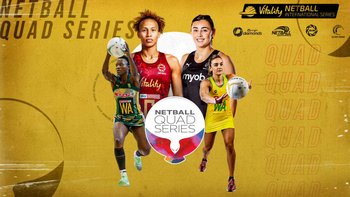Netball Quad Series graphic Netball Quad Series graphic