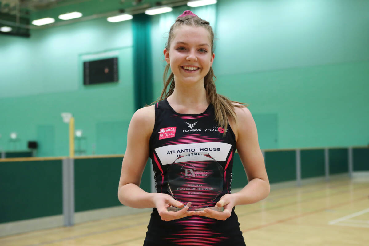 NPL U17 Player of the Season: Darcie Everitt (London Pulse). NPL U17 Player of the Season: Darcie Everitt (London Pulse).