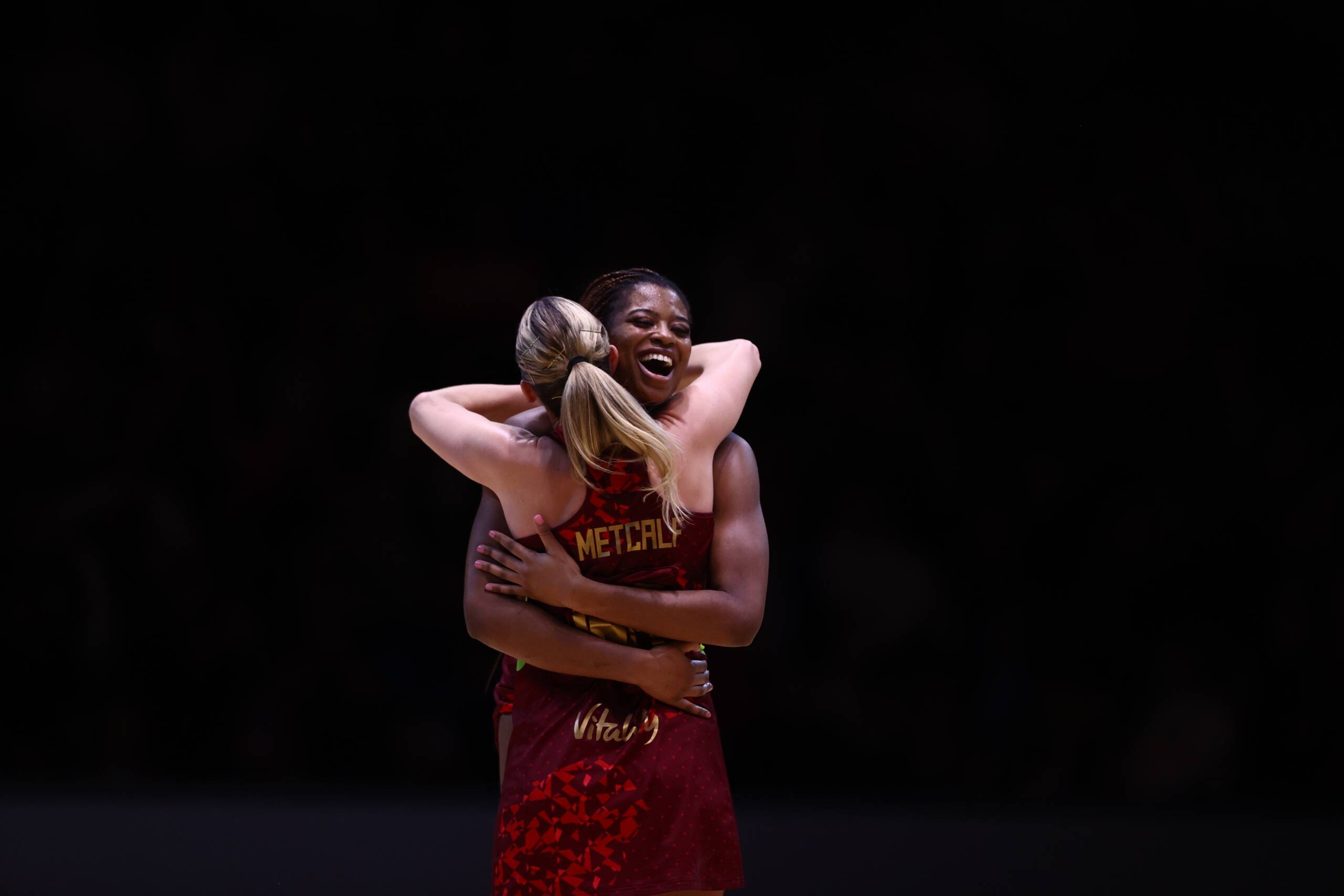 England Netball Vitality Roses clinch victory against Jamaica in the