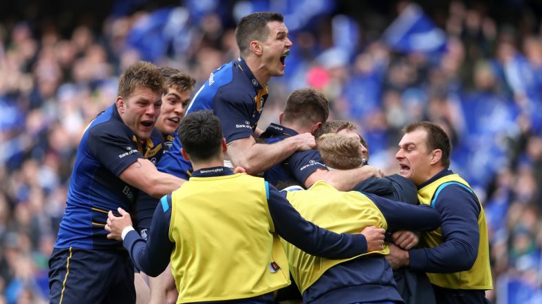 Leinster Rugby marched into the European Rugby Champions Cup semi-finals with a 30-19 win over Saracens after a dominant second half display at the Aviva Stadium. - 01/04/2018 18:14