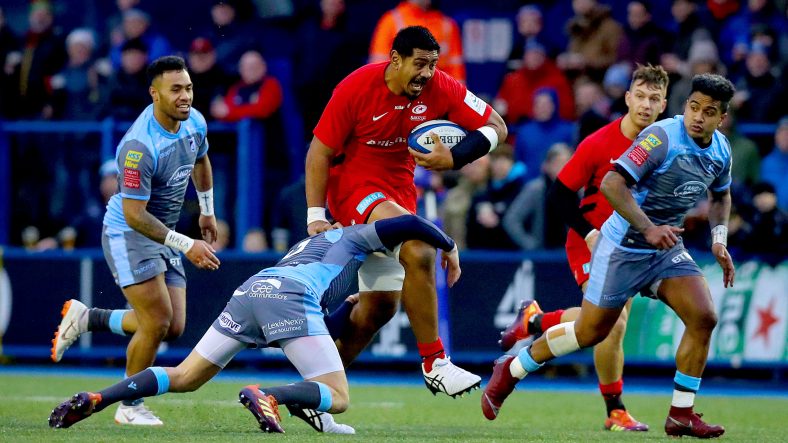 Saracens battle past Cardiff to stay top Saracens battle past Cardiff to stay top