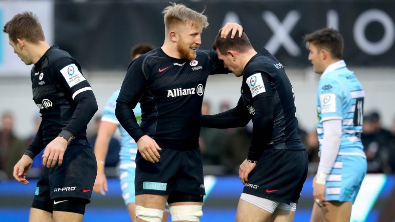 Saracens secure No.1 seeding with Glasgow success Saracens secure No.1 seeding with Glasgow success