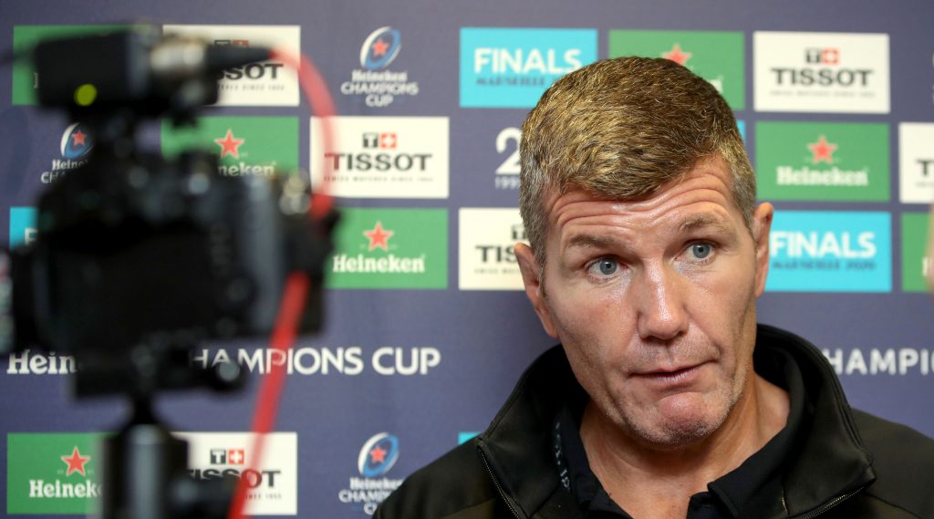 Exeter chief seeking consistency Exeter chief seeking consistency