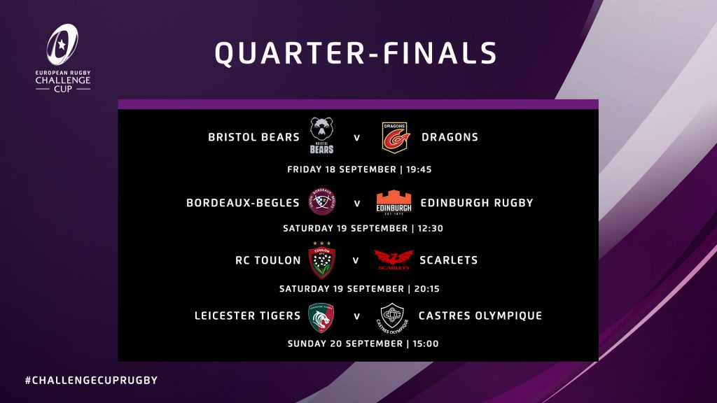 Quarter-final kick-off times altered Quarter-final kick-off times altered
