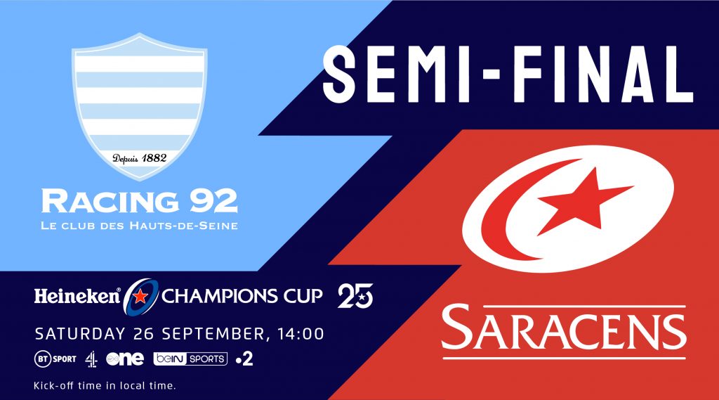 Saracens and Racing meet again in mouth-watering semi-final Saracens and Racing meet again in mouth-watering semi-final