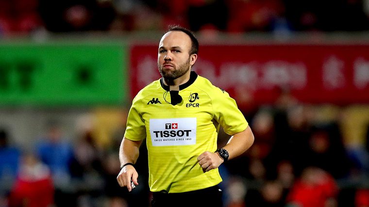 Referee change – Connacht Rugby v Bristol Bears Referee change – Connacht Rugby v Bristol Bears