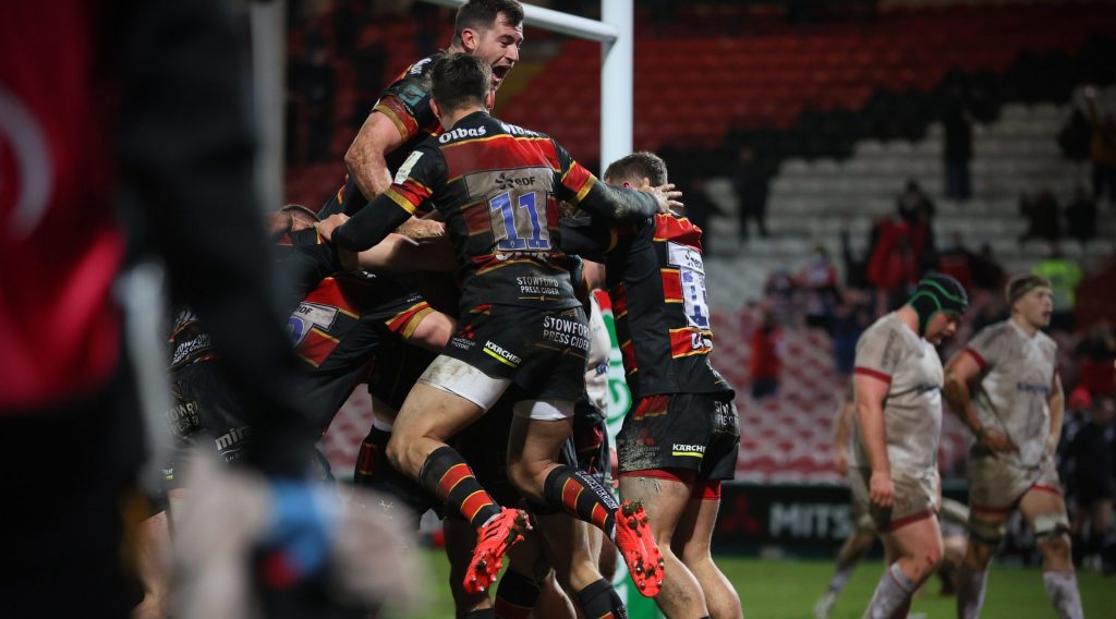 Barton try gives Gloucester dramatic late success Barton try gives Gloucester dramatic late success