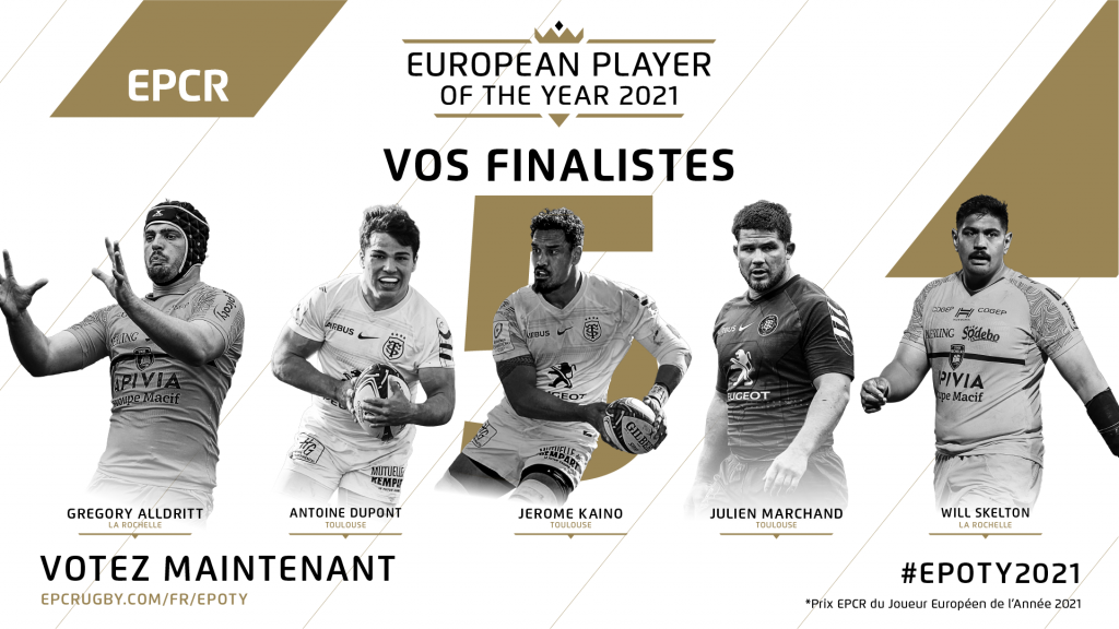 Cinq finalistes de Champions Cup dans la sélection pour le Joueur Européen de l’Année Cinq finalistes de Champions Cup dans la sélection pour le Joueur Européen de l’Année