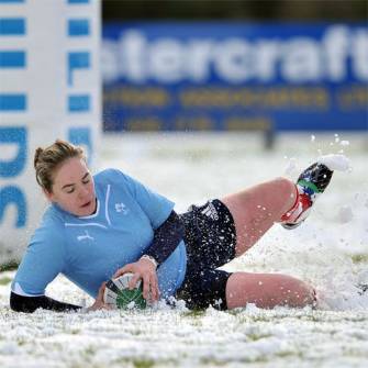 Snowy Success For Ireland Women Snowy Success For Ireland Women