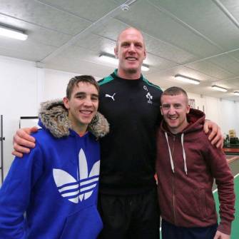 In Pics: Ireland’s Rugby And Boxing Stars Meet Up In Pics: Ireland’s Rugby And Boxing Stars Meet Up