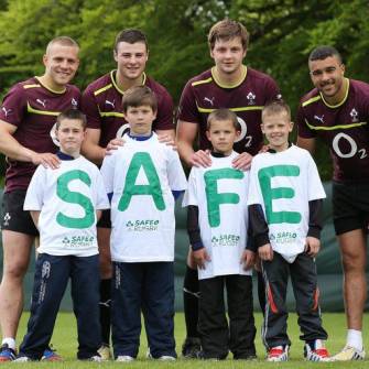 Ireland Stars Launch SAFE Rugby Programme Ireland Stars Launch SAFE Rugby Programme