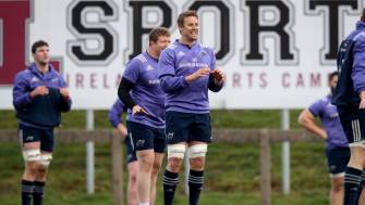 Chisholm Back In Full Training With Munster Chisholm Back In Full Training With Munster