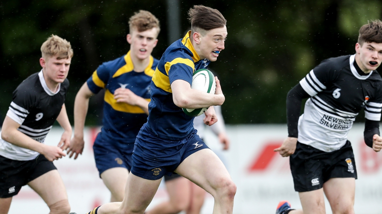 Player running with the ball Player running with the ball