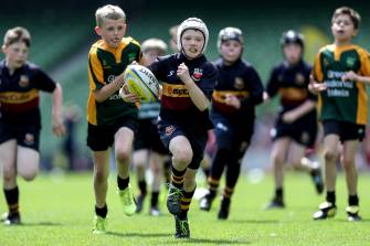 Aviva Minis in action at the Aviva Stadium Aviva Minis in action at the Aviva Stadium