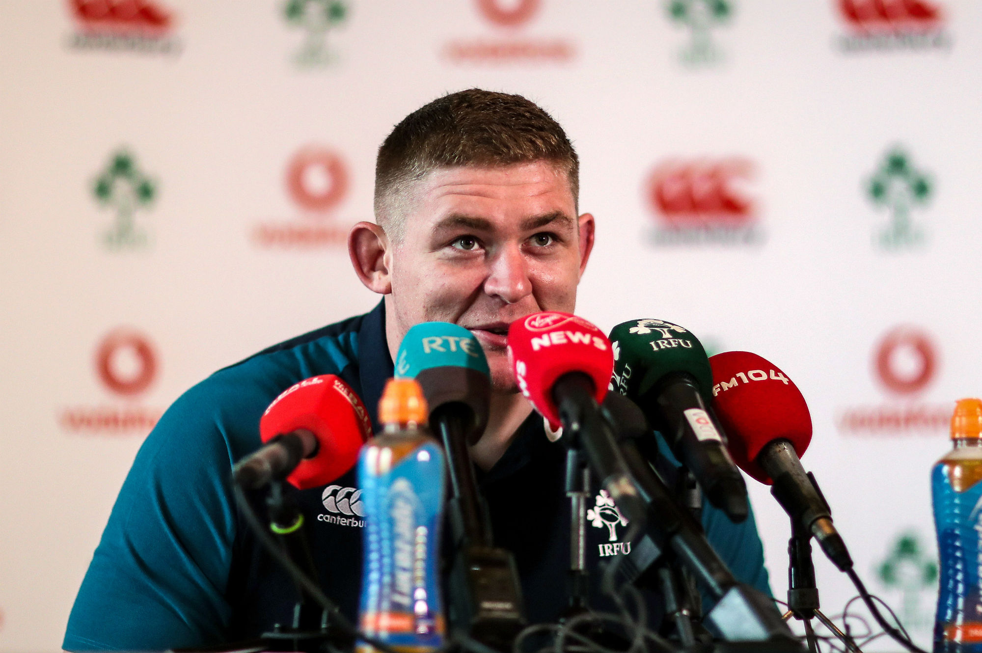 Tadhg Furlong at the Ireland media press conference on Tuesday Tadhg Furlong at the Ireland media press conference on Tuesday