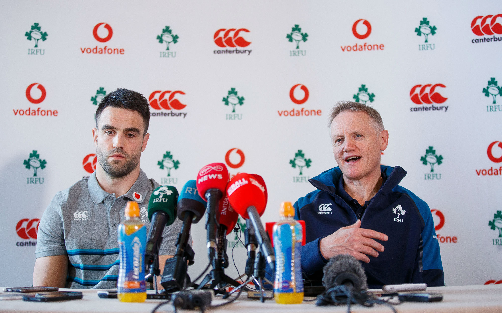 Conor Murray and Joe Schmidt Conor Murray and Joe Schmidt