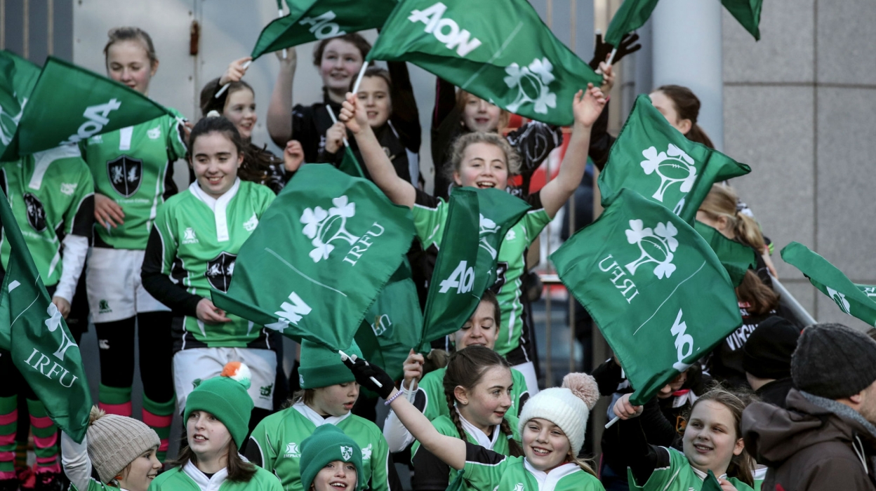 Ireland fans at the game Mandatory Credit ©INPHO/Dan Sheridan Ireland fans at the game Mandatory Credit ©INPHO/Dan Sheridan