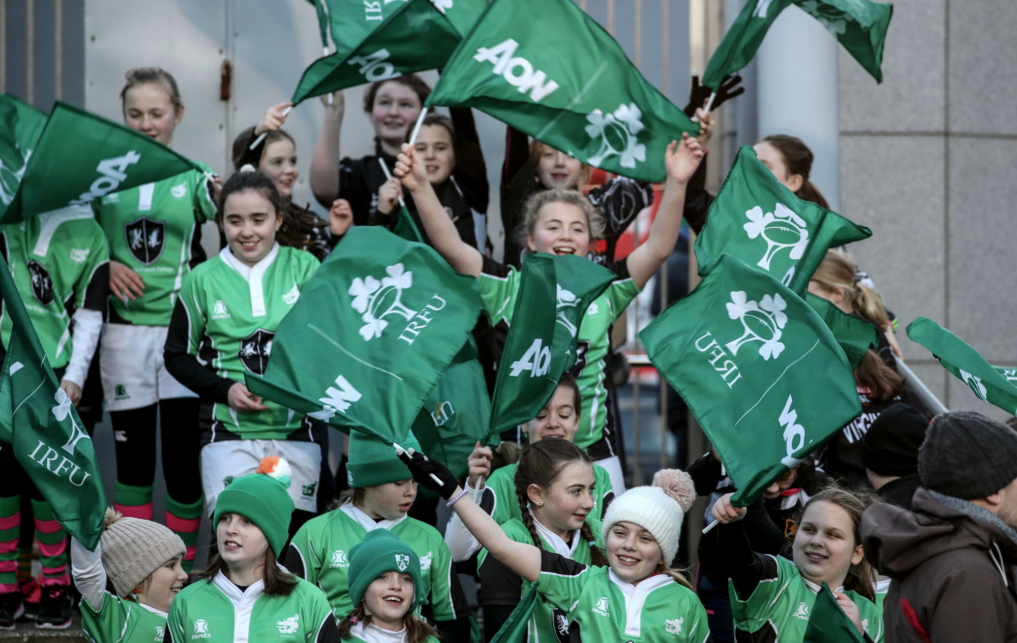 Ireland fans at the game Mandatory Credit ©INPHO/Dan Sheridan Ireland fans at the game Mandatory Credit ©INPHO/Dan Sheridan