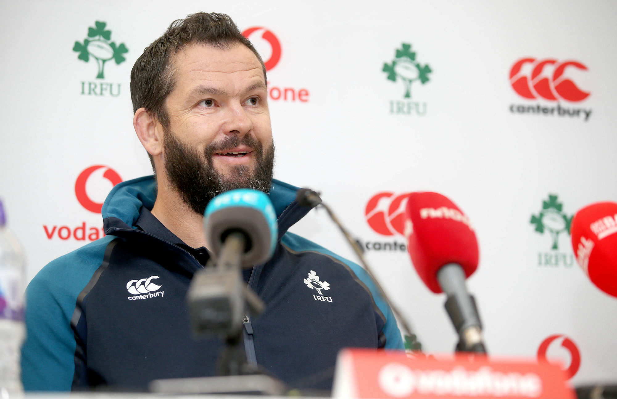 Ireland Rugby Press Conference, Aviva Stadium, Dublin 15/2/2019 Defence Coach Andy Farrell Mandatory Credit ©INPHO/Tommy Dickson Ireland Rugby Press Conference, Aviva Stadium, Dublin 15/2/2019 Defence Coach Andy Farrell Mandatory Credit ©INPHO/Tommy Dickson