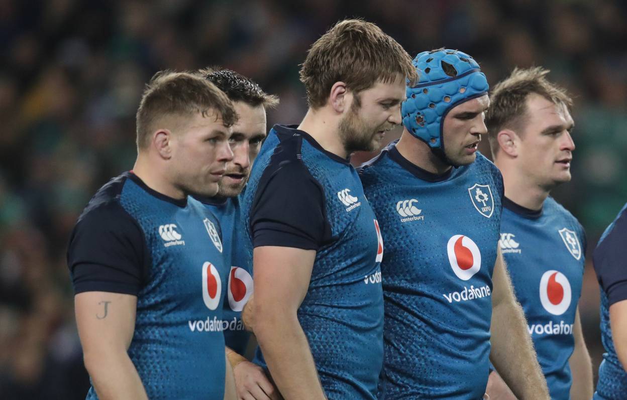 Ireland’s Jordi Murphy Jack Conan Iain Henderson Tadhg Beirne and Rhys Ruddock Mandatory Credit ©INPHO/Billy Stickland Ireland’s Jordi Murphy Jack Conan Iain Henderson Tadhg Beirne and Rhys Ruddock Mandatory Credit ©INPHO/Billy Stickland