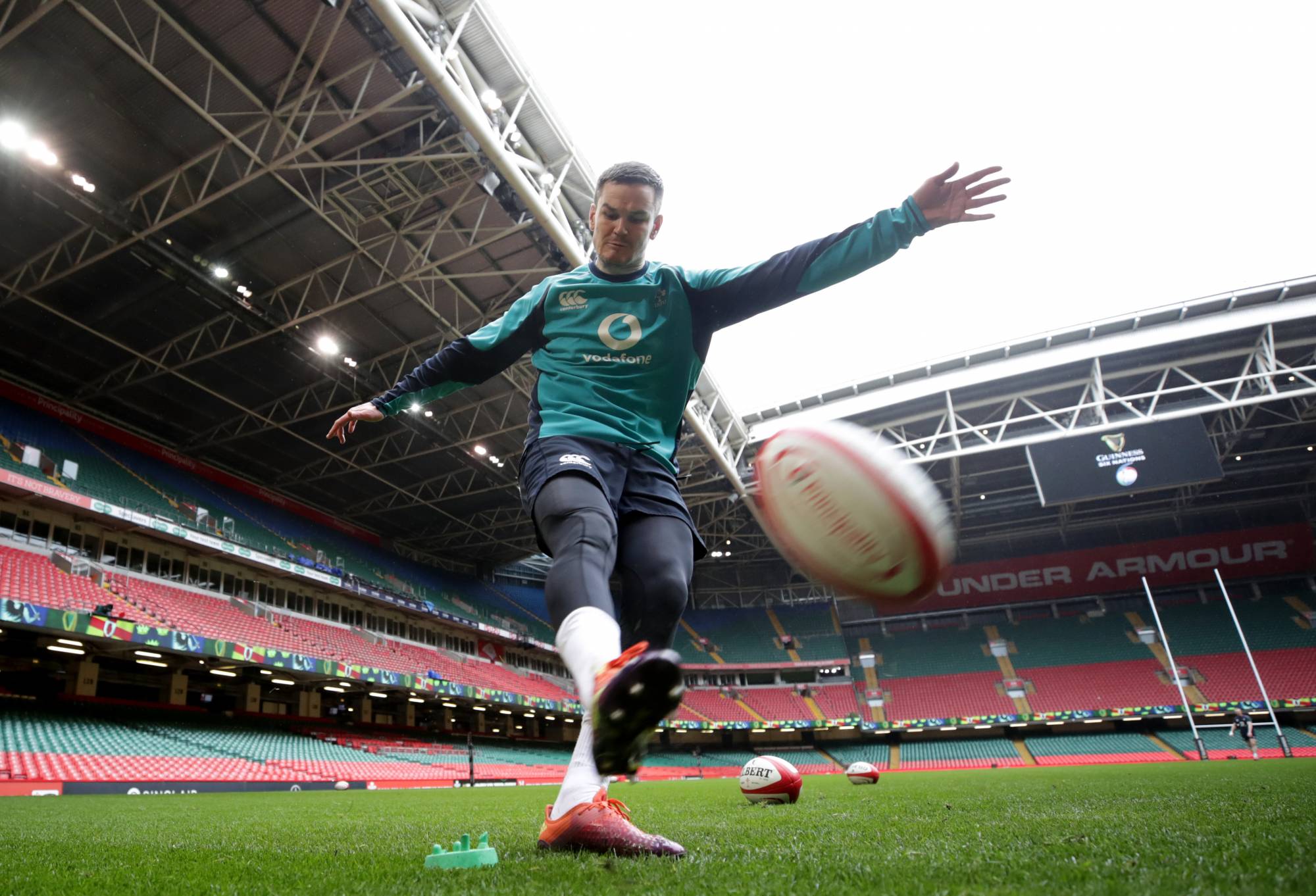 Ireland Train At Principality Stadium On Eve Of ‘Super Saturday’ Ireland Train At Principality Stadium On Eve Of ‘Super Saturday’