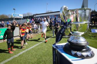 Bateman Cup Final, Temple Hill, Cork 21/4/2018 Cork Constitution vs Lansdowne Cork Constitution run onto the pitch Mandatory Credit ©INPHO/Oisin Keniry Bateman Cup Final, Temple Hill, Cork 21/4/2018 Cork Constitution vs Lansdowne Cork Constitution run onto the pitch Mandatory Credit ©INPHO/Oisin Keniry