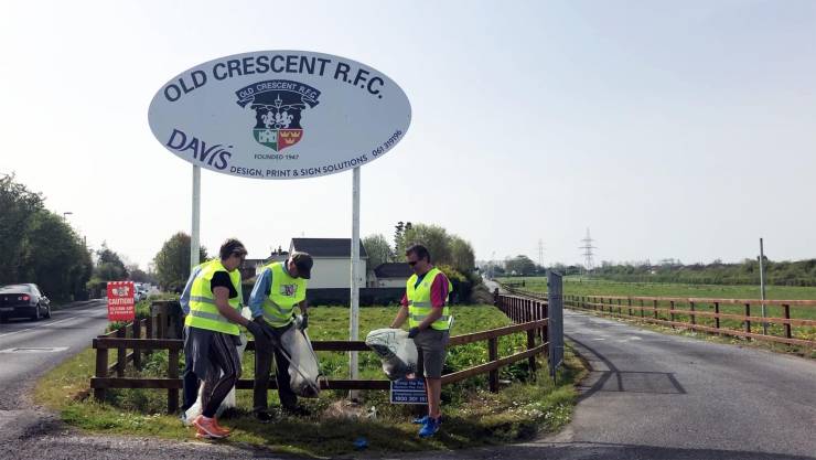Civic Pride For Rugby With Limerick Clean-Up Civic Pride For Rugby With Limerick Clean-Up