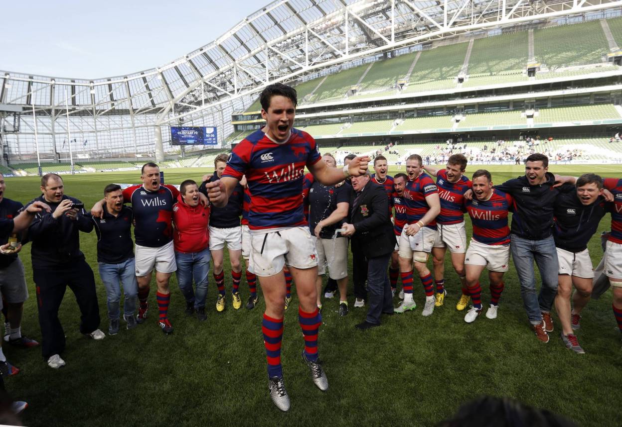 Man of the match Joey Carbery celebrates winning 8/5/2016 Man of the match Joey Carbery celebrates winning 8/5/2016