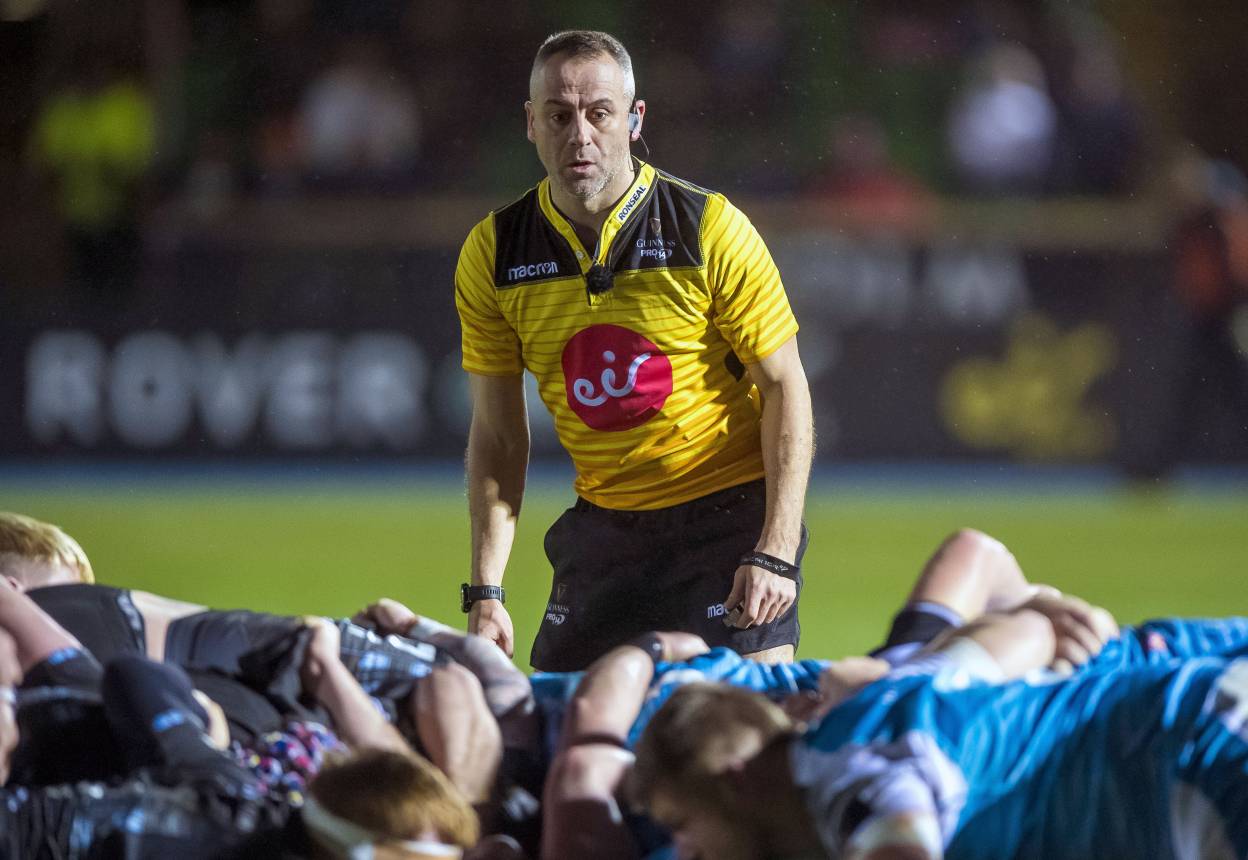 Lacey To Referee PRO14 Semi-Final In Glasgow Lacey To Referee PRO14 Semi-Final In Glasgow