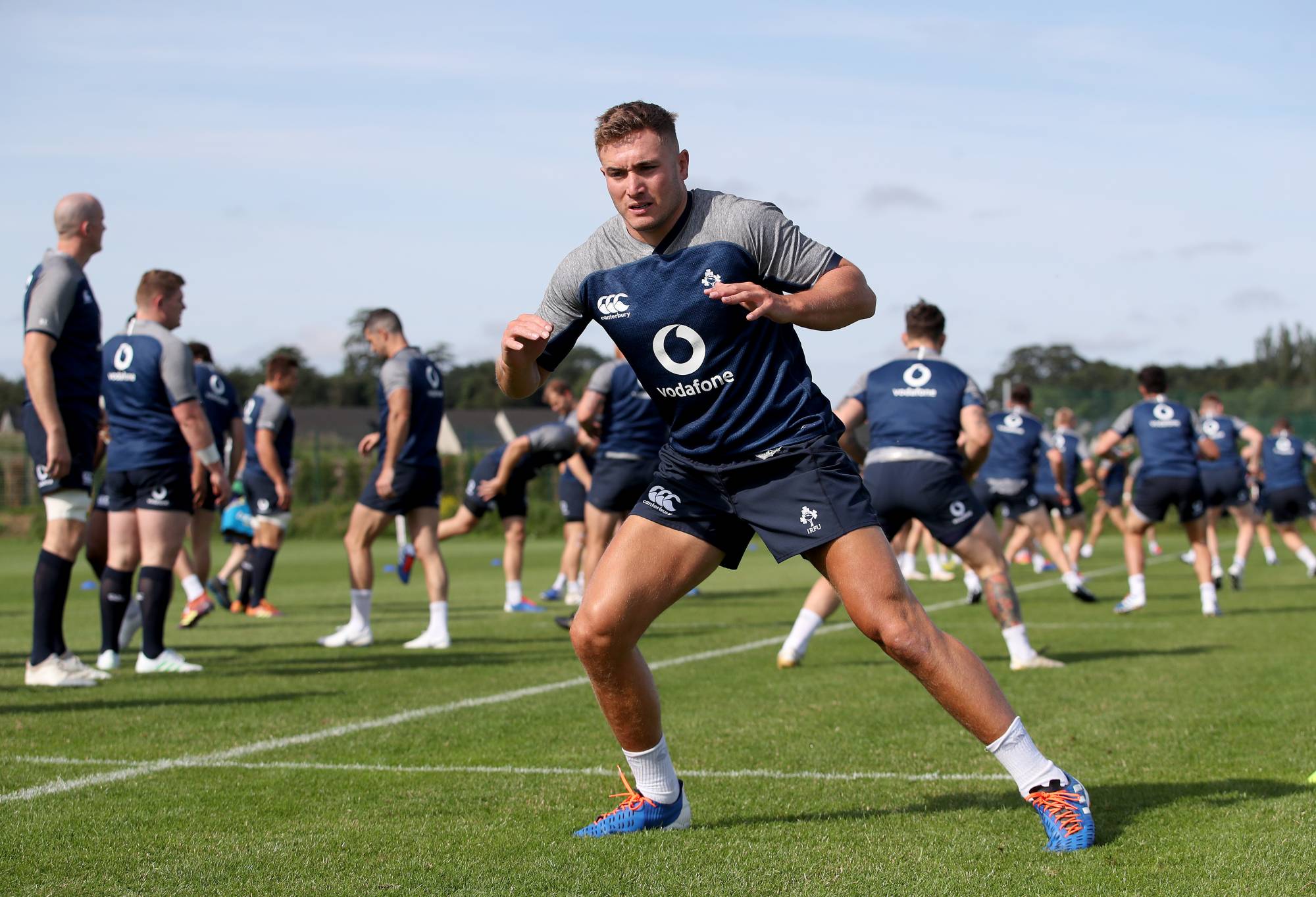 Irish Rugby Ireland Training At The IRFU High Performance Centre