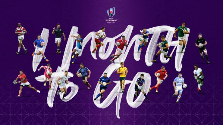 One Month To Go To Innovative & Record Setting Rugby World Cup One Month To Go To Innovative & Record Setting Rugby World Cup