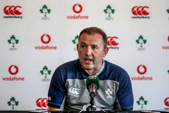 Ireland Rugby Press Conference, The Campus, Faro, Portugal 20/8/2019 Skills coach Richie Murphy Mandatory Credit ©INPHO/Dan Sheridan Ireland Rugby Press Conference, The Campus, Faro, Portugal 20/8/2019 Skills coach Richie Murphy Mandatory Credit ©INPHO/Dan Sheridan