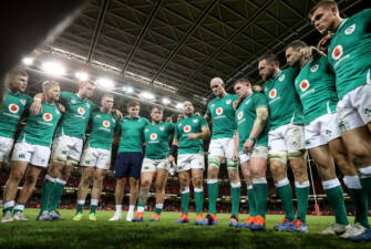 Wales vs Ireland The Ireland team huddle after the game Mandatory Credit ©INPHO/Dan Sheridan Wales vs Ireland The Ireland team huddle after the game Mandatory Credit ©INPHO/Dan Sheridan