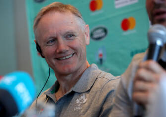 Ireland Rugby Press Conference, New Otani Hotel, Makuhari, 15/9/2019 Head coach Joe Schmidt Mandatory Credit ©INPHO/Dan Sheridan Ireland Rugby Press Conference, New Otani Hotel, Makuhari, 15/9/2019 Head coach Joe Schmidt Mandatory Credit ©INPHO/Dan Sheridan