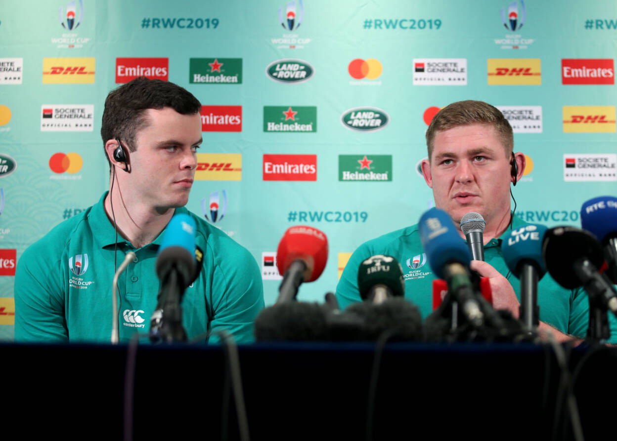 James Ryan and Tadhg Furlong 20/9/2019 James Ryan and Tadhg Furlong 20/9/2019