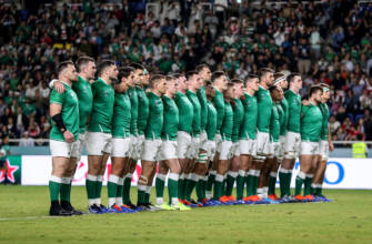 2019 Rugby World Cup Pool A, Fukuoka Hakatanomori Stadium, Fukuoka Prefecture, Fukuoka City 12/10/2019 Ireland vs Samoa The Ireland team before the game Mandatory Credit ©INPHO/Dan Sheridan 2019 Rugby World Cup Pool A, Fukuoka Hakatanomori Stadium, Fukuoka Prefecture, Fukuoka City 12/10/2019 Ireland vs Samoa The Ireland team before the game Mandatory Credit ©INPHO/Dan Sheridan