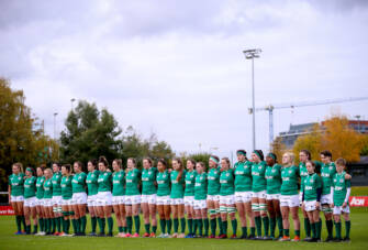 Ireland stand for the national anthems 10/11/2019 Ireland stand for the national anthems 10/11/2019