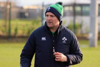Ireland Club XV Head Coach Gearoid Prendergast Ireland Club XV Head Coach Gearoid Prendergast