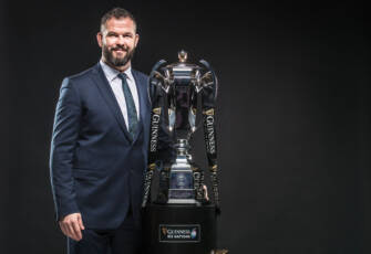 2020 Guinness Six Nations Championship Launch, Tobacco Dock, London, England 22/1/2020 Ireland head coach Andy Farrell Mandatory Credit ©INPHO/Dan Sheridan 2020 Guinness Six Nations Championship Launch, Tobacco Dock, London, England 22/1/2020 Ireland head coach Andy Farrell Mandatory Credit ©INPHO/Dan Sheridan