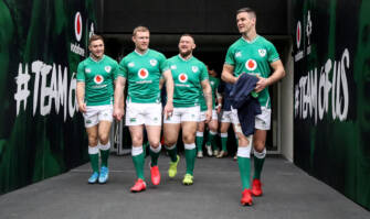 Jordan Larmour, Keith Earls, Andrew Porter and Jonathan Sexton 7/2/2020 Jordan Larmour, Keith Earls, Andrew Porter and Jonathan Sexton 7/2/2020
